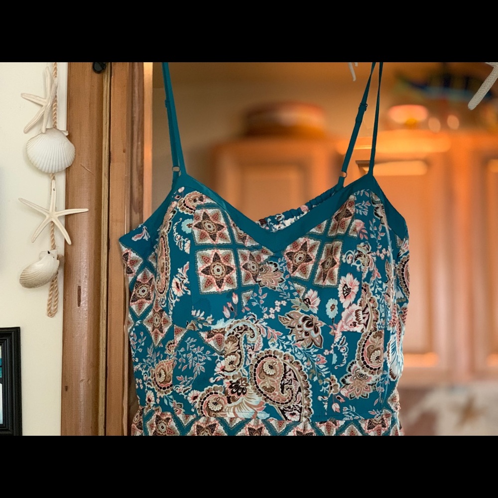 Maxi blue dress